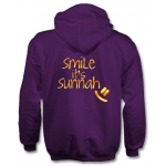 Smile It's Sunnah Purple - Unisex Hoodie