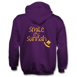 Smile It's Sunnah Purple - Unisex Hoodie
