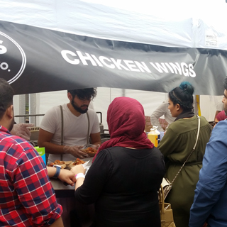 Chicken Wings at the Halal Food Festival by HS and Co.