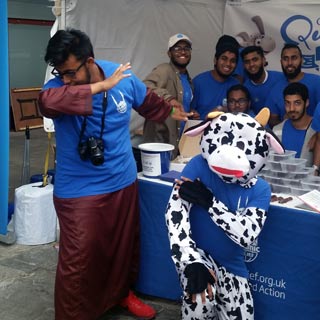The Islamic Relief stall at the Halal Food Festival