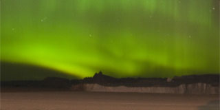 Aurora as seen from the Antarctic